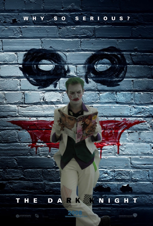 Joker reading Cosmopoliitan